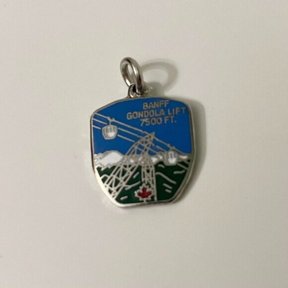 Vintage Banff Gondola Lift Charm Pendant - Picture 2 of 8